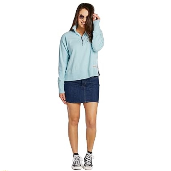 Life is Good simply true quarter zip beach blue - Picture 3 of 12